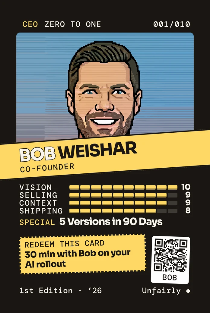 Bob Weishar card